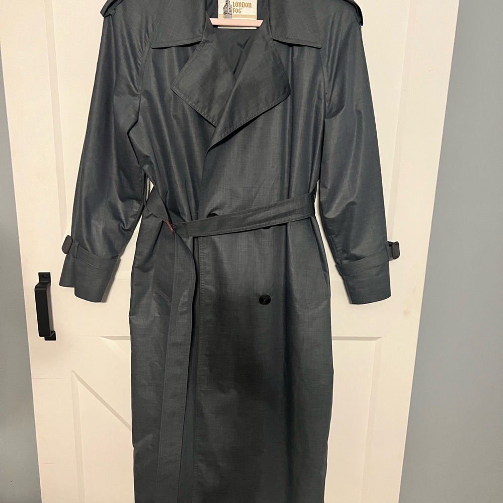 Women’s London Fog Gray trenchcoat